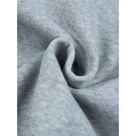 [Cozy Cartoon Hoodie] Cozy Comfort Cartoon Print Men's Hoodie | Long Sleeve Pullover with Fun Animated Character Design, Light Gray, Perfect for Fall and Winter