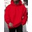 [Trendy Red Hoodie] Trendy Men's Red Hoodie with 