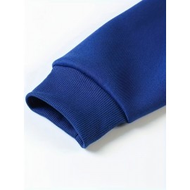 Men's OUTLAW Graphic Hooded Sweatshirt - Black with White Bold Lettering, Heavyweight 300gsm Pullover Hoodie, Casual Winter Warmth, Machine Washable, Streetwear & Outdoor Wear with Chest Pocket & Adjustable Hood