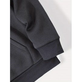 Printed with Savage Drawstring Pocket, This Casual And Fashionable Versatile Commuter Sports Soft Print Universal Long Sleeved Comfortable Sweatshirt Is Suitable for Spring, Autumn, And Winter Leisure with Thick Fleece Hoodies.