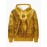 Men's 3D Printed Golden Winged Warrior Angel Hoodie - All-Over HD Graphic Mythology-Inspired Streetwear, Premium Comfortable Pullover with Hood, Casual Winter Wear & Fantasy Fashion, Machine Washable Regular Fit Sweatshirt
