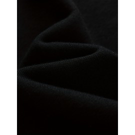 Men's Casual Athletic Sweatshirt - Color Block, Crew Neck, Polyester Blend, Perfect for Outdoor Activities, for Autumn, Spring