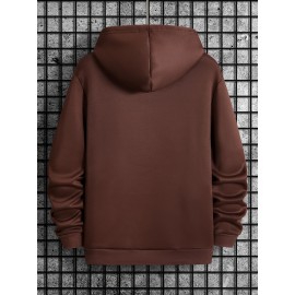 [4pcs Tatoris Print Sweater Set] 4pcs Men's Tatoris Print Sweater Set | Fashionable & Casual Drawstring Hooded Sweaters | Comfortable Long-Sleeved for Autumn & Winter