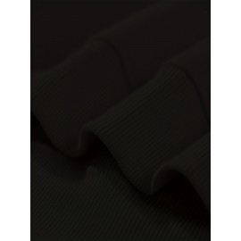 Men's Graphic Print Sweatshirt - Yeshua Lion of Judah Regular Fit Crew Neck Pullover with Slight Stretch, Polyester Knit Fabric