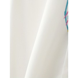 INCERUN Men Lapel Collar Long Sleeve Shirts Floral Printed Casual Blouse