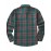 Men'S Casual Red and Green Plaid Long Sleeve Shirt - Polyester, Non-Stretch, Single Breasted, Pocket, Weekend Casual, Regular Fit
