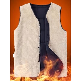 Elson OBM Men'S Warm Vest - 100% Polyester Sleeveless Layering Piece for Outdoor Casual Wear
