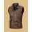 [Vintage Style Vest] Lightweight Vintage-Style Men's Vest | Zipper, Stand Collar, Chest Pockets | Casual Streetwear Outerwear for All Seasons