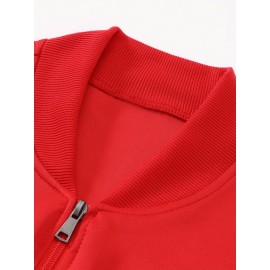 [Sporty Zip-Up Jacket] Rasta Colors Men's Lion Graphic Print Zip-Up Jacket | Machine Washable Regular Fit Outerwear, Sporty Casual Stand Collar Winter Coat, Autumn Apparel, Ethiopia Text